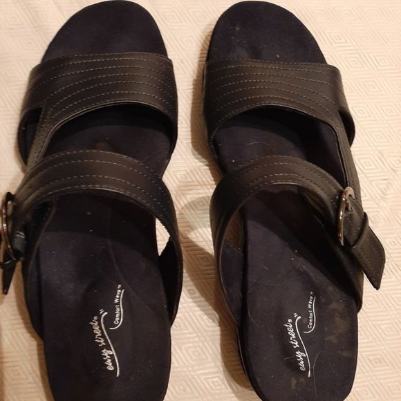 navy comfort sandals